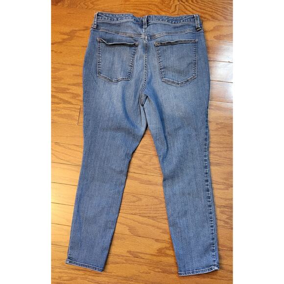 Universal Thread High Rise Skinny Women's size 14 Blue Denim Ankle Jeans - Picture 2 of 9